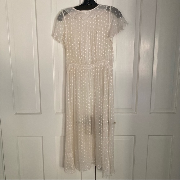 Button-down See-thru Coverup Midi Dress by For Love & Lemons - Picture 13 of 14